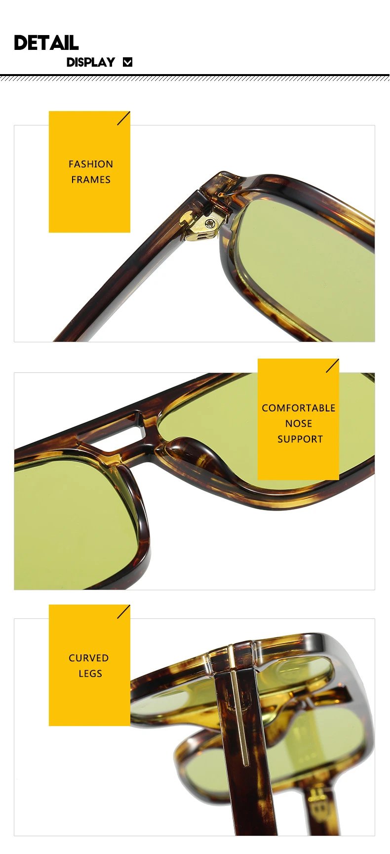 Design C4 Aviator-Style Sunglasses Black - 26