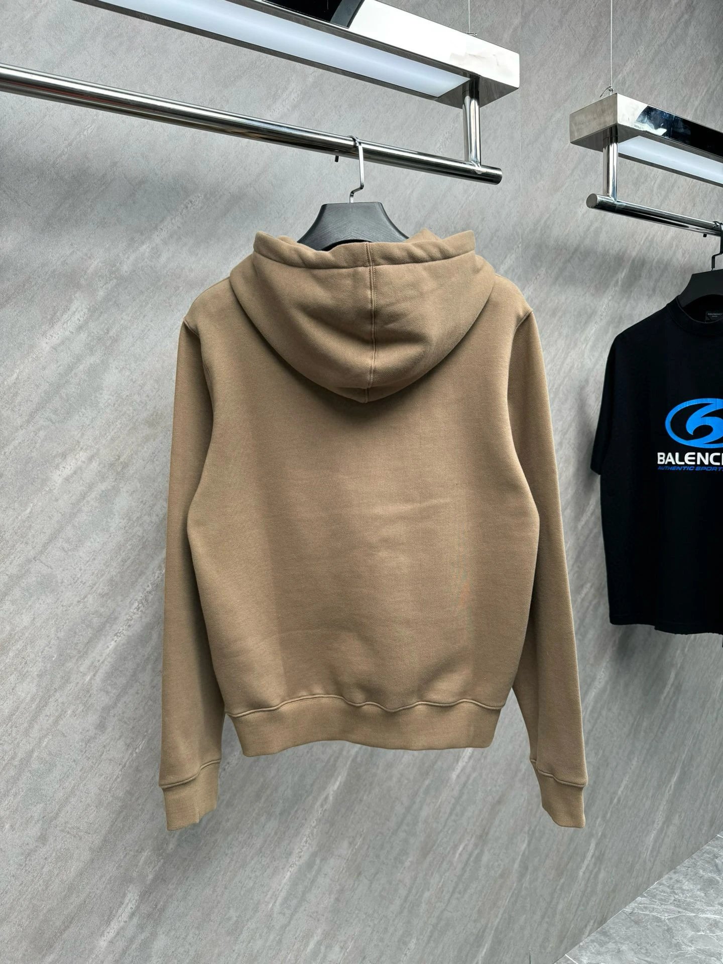 Celine Triomphe Hoodie Charcoal Gray Hoodie - 14