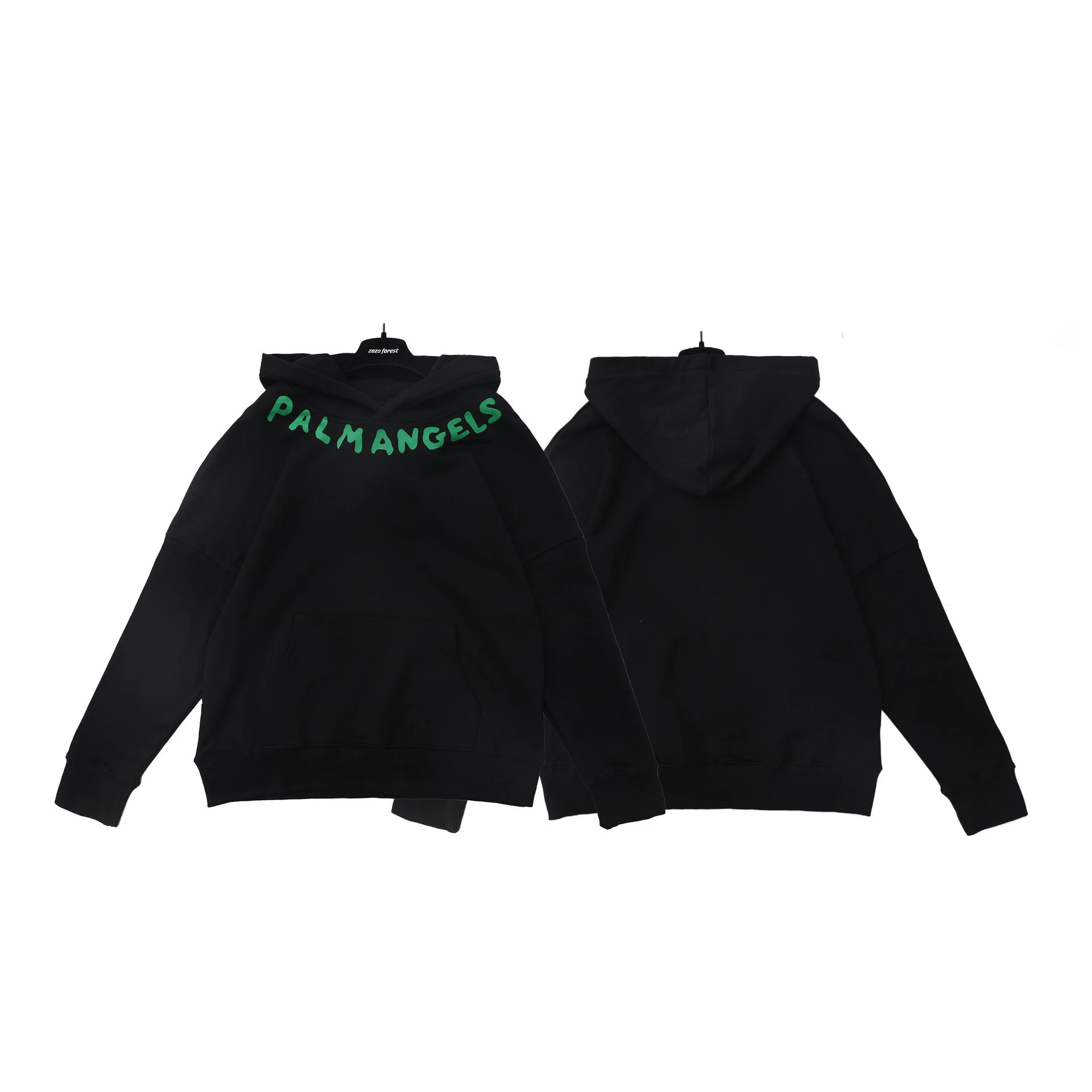 Palm Angels Logo Hoodie Off-White - 11