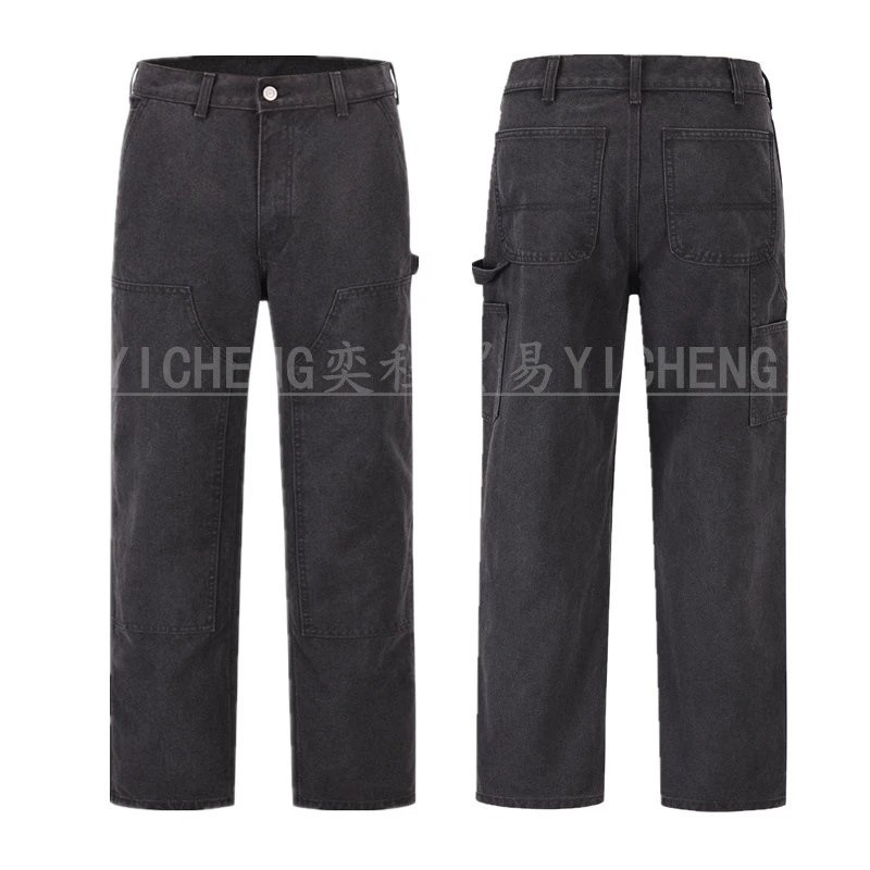 Unbranded Jeans Washed distressed denim — N 063 Black Lumber Jeans