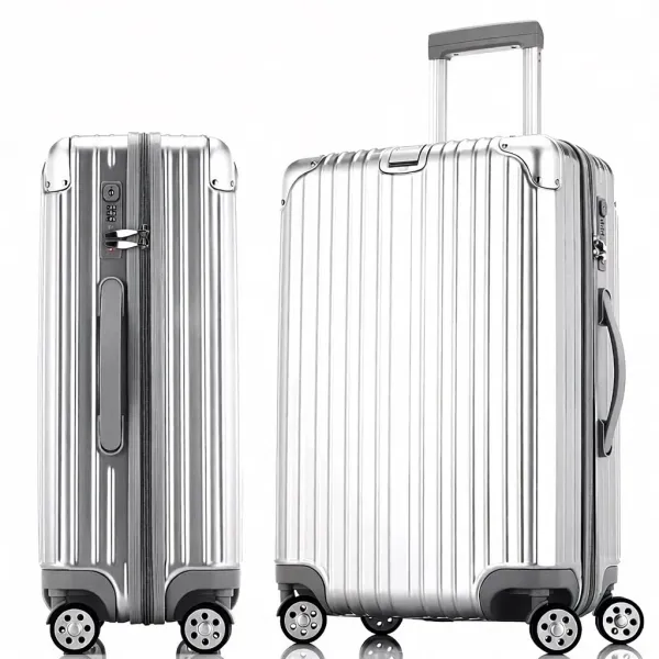 Design Silver Hardshell Spinner Suitcase Set Suitcase - 1
