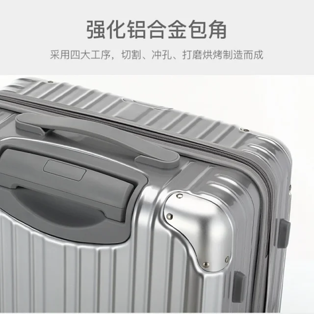 Unbranded Travel Bags Aluminum-frame hard-shell spinner suitcase product detail image 35