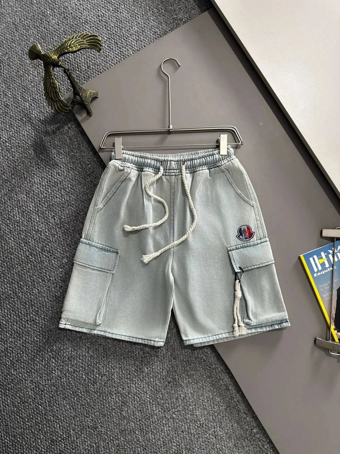 Louis Vuitton Shorts Textured Denim — MO*NCLER