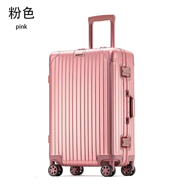 Rimowa Essential Pink Aluminum Suitcase - 1