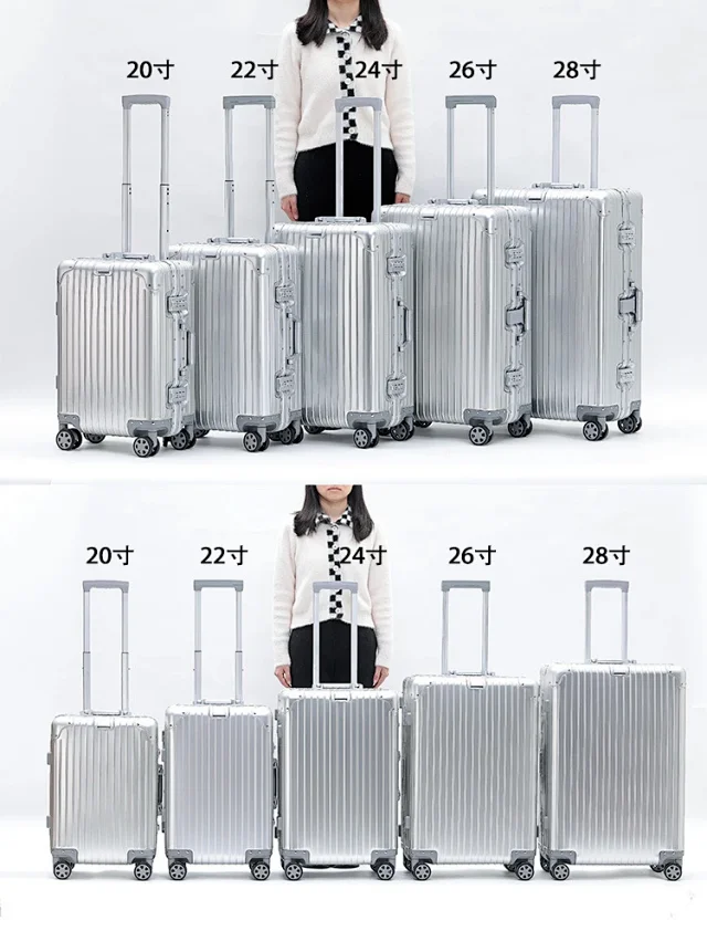 Unbranded Travel Bags Aluminum-frame hard-shell spinner suitcase product detail image 4