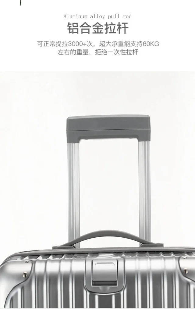 Unbranded Travel Bags Aluminum-frame hard-shell spinner suitcase product detail image 24