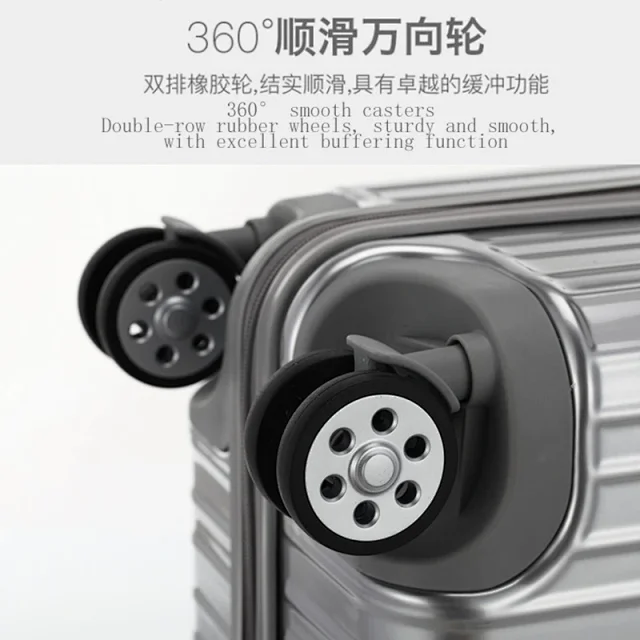 Unbranded Travel Bags Aluminum-frame hard-shell spinner suitcase product detail image 33