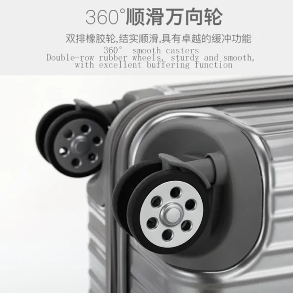 Design Silver Hardshell Spinner Suitcase Set Suitcase - 35