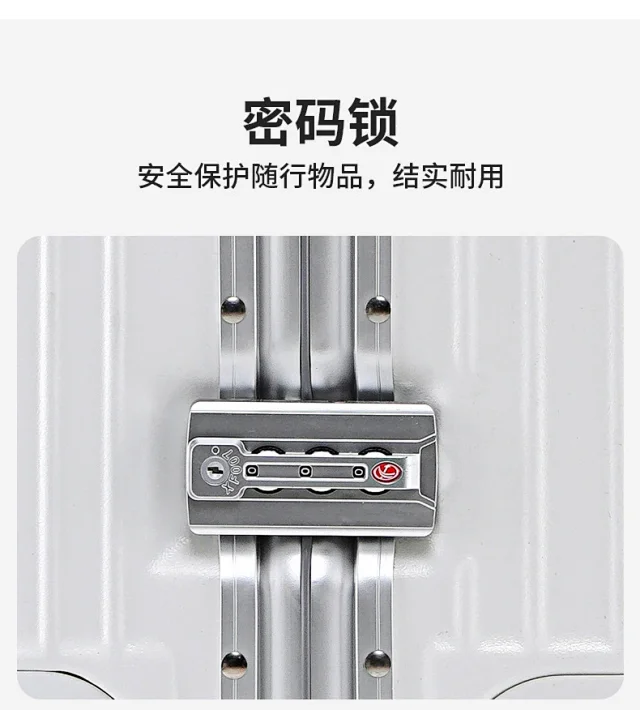Unbranded Travel Bags Aluminum-frame hard-shell spinner suitcase product detail image 44