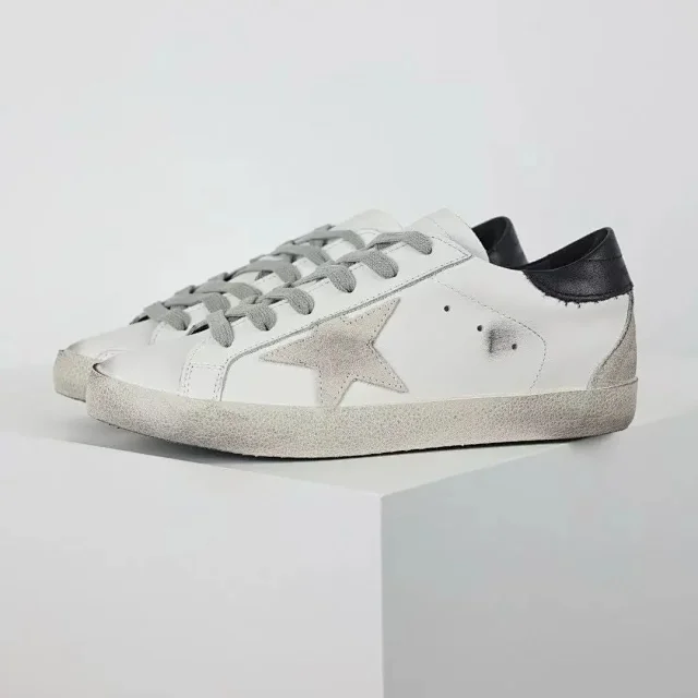 Golden Goose Sneakers Super-Star glitter star low-top product detail image 5