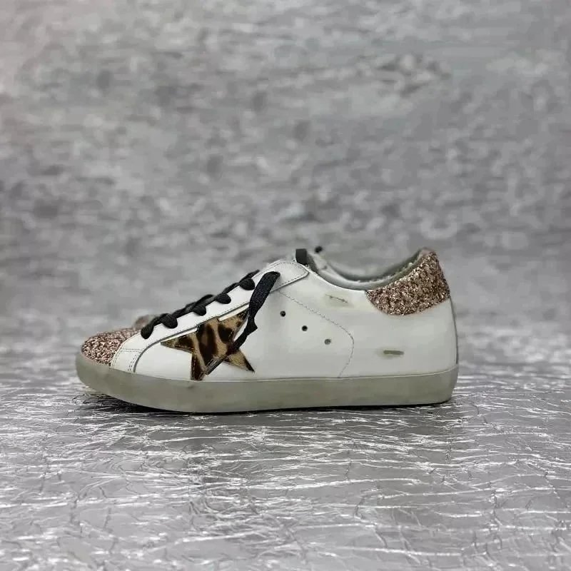 Golden Goose Sneakers Super-Star distressed star-appliqué — 39