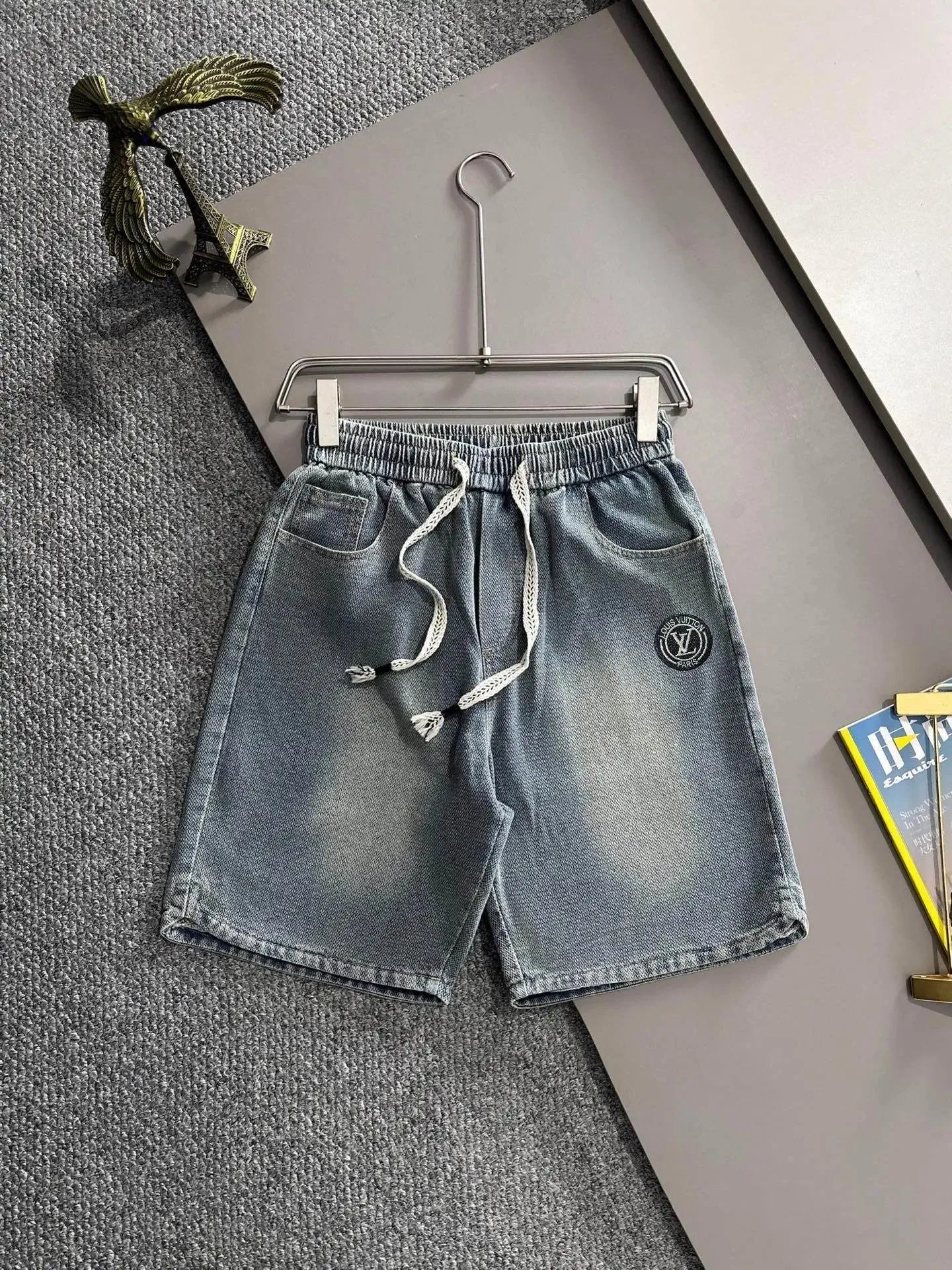 Loewe Shorts Logo Print Drawstring — LOU*IS VUI*TTON
