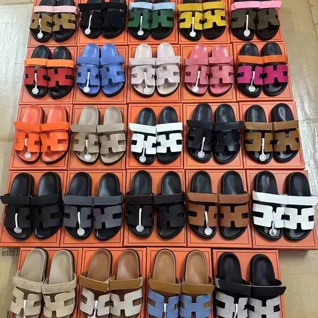 Hermès Sandals Adjustable H-cutout slide product detail image 1