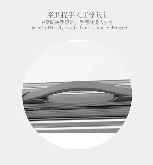 Unbranded Travel Bags Aluminum-frame hard-shell spinner suitcase product detail image 26