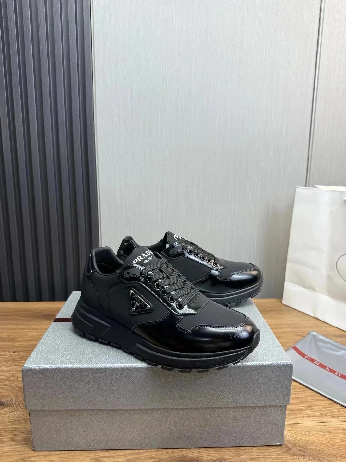 Prada Sneakers Low-Top Triangle Logo image 8