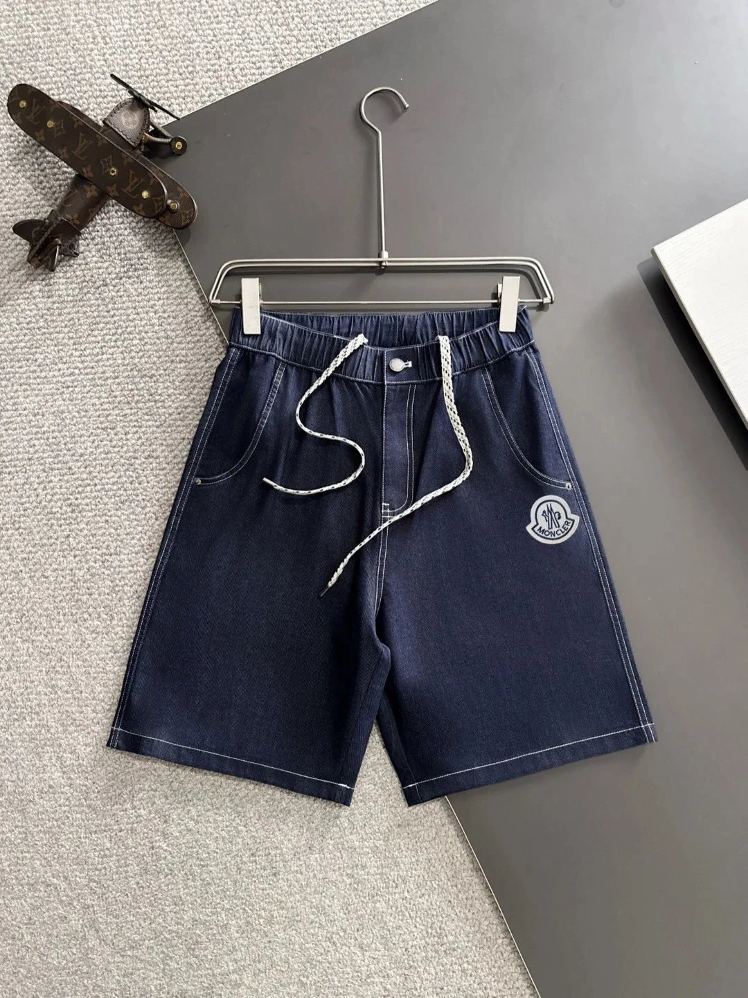 Louis Vuitton Shorts Textured Denim — MONC*LER