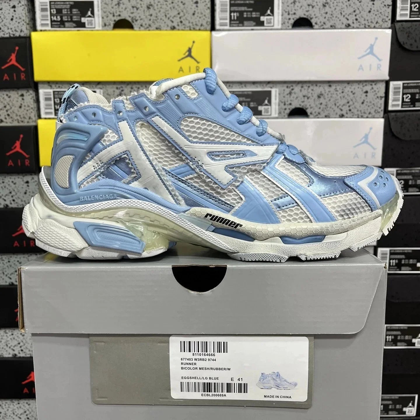 Balenciaga Sneakers Pumper Runner — Seventh-generation Bai Qianlan 29744