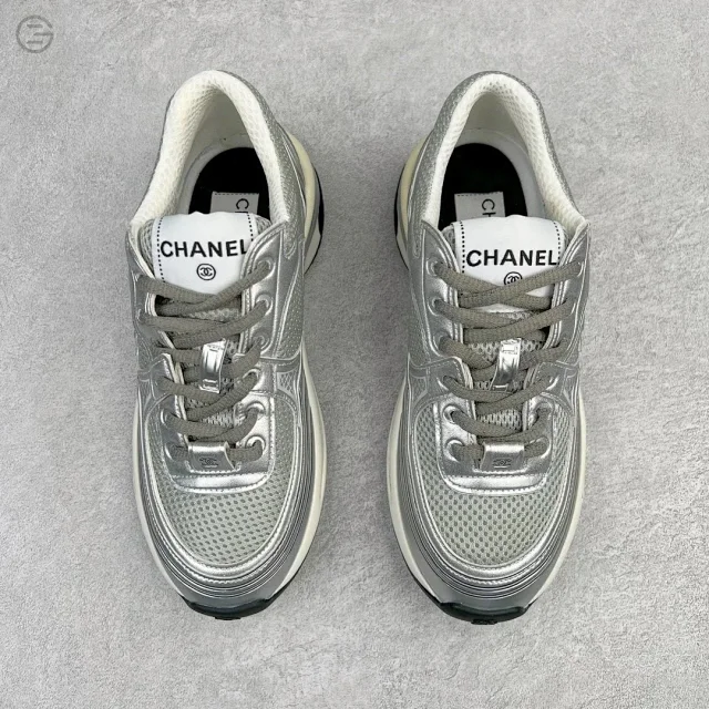 Chanel Sneakers G39792 mesh with interlocking CC logo product detail image 2