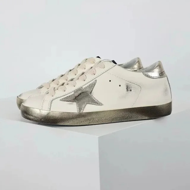 Golden Goose Sneakers Super-Star glitter star low-top product detail image 12