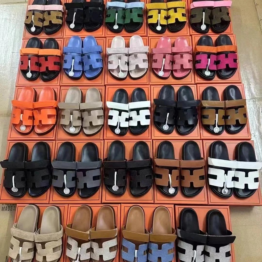 Hermès Sandals Adjustable H-cutout slide — For other colors, please contact customer service.