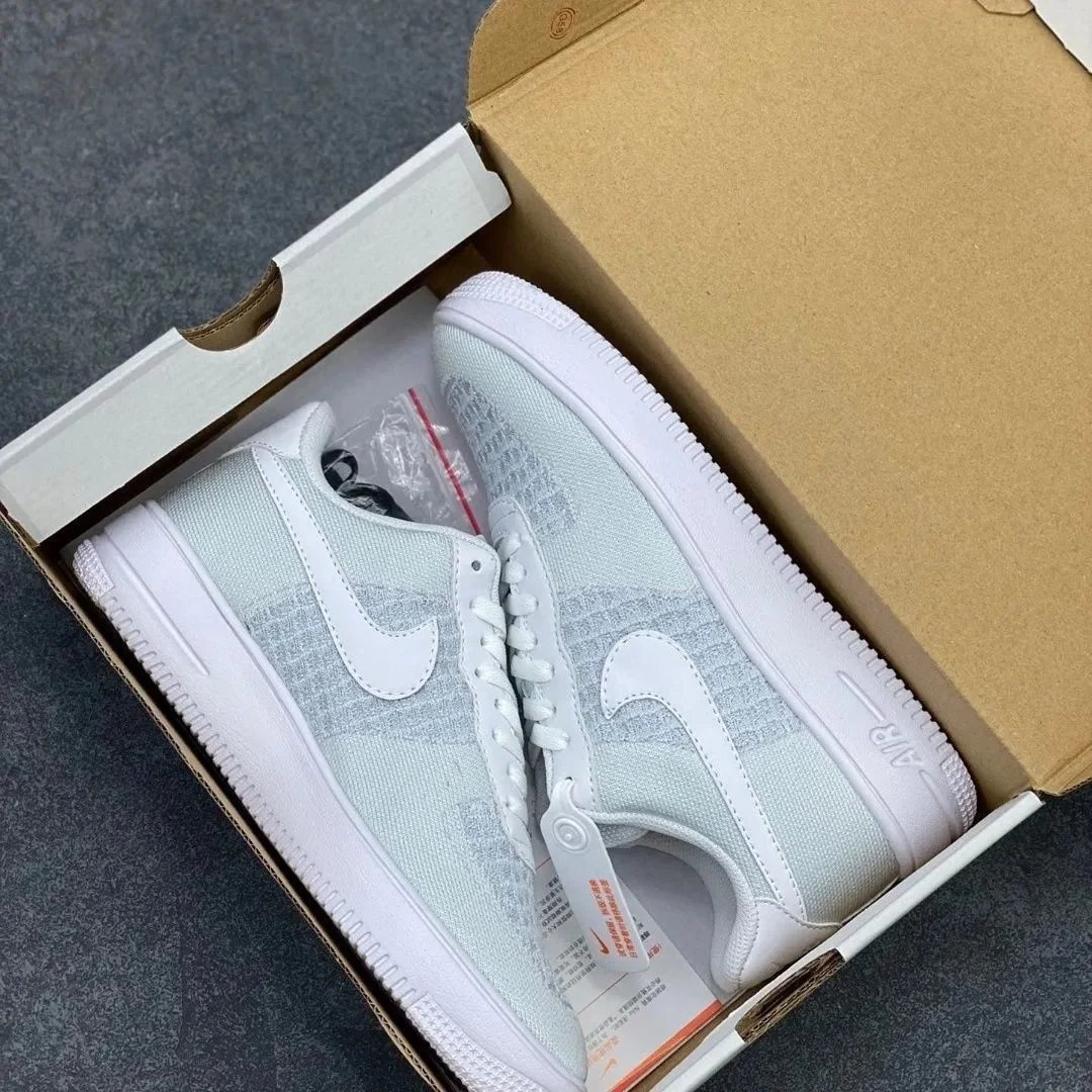 Nike Sneakers Air Force 1 Low with skeletal Swoosh detail — Style 21