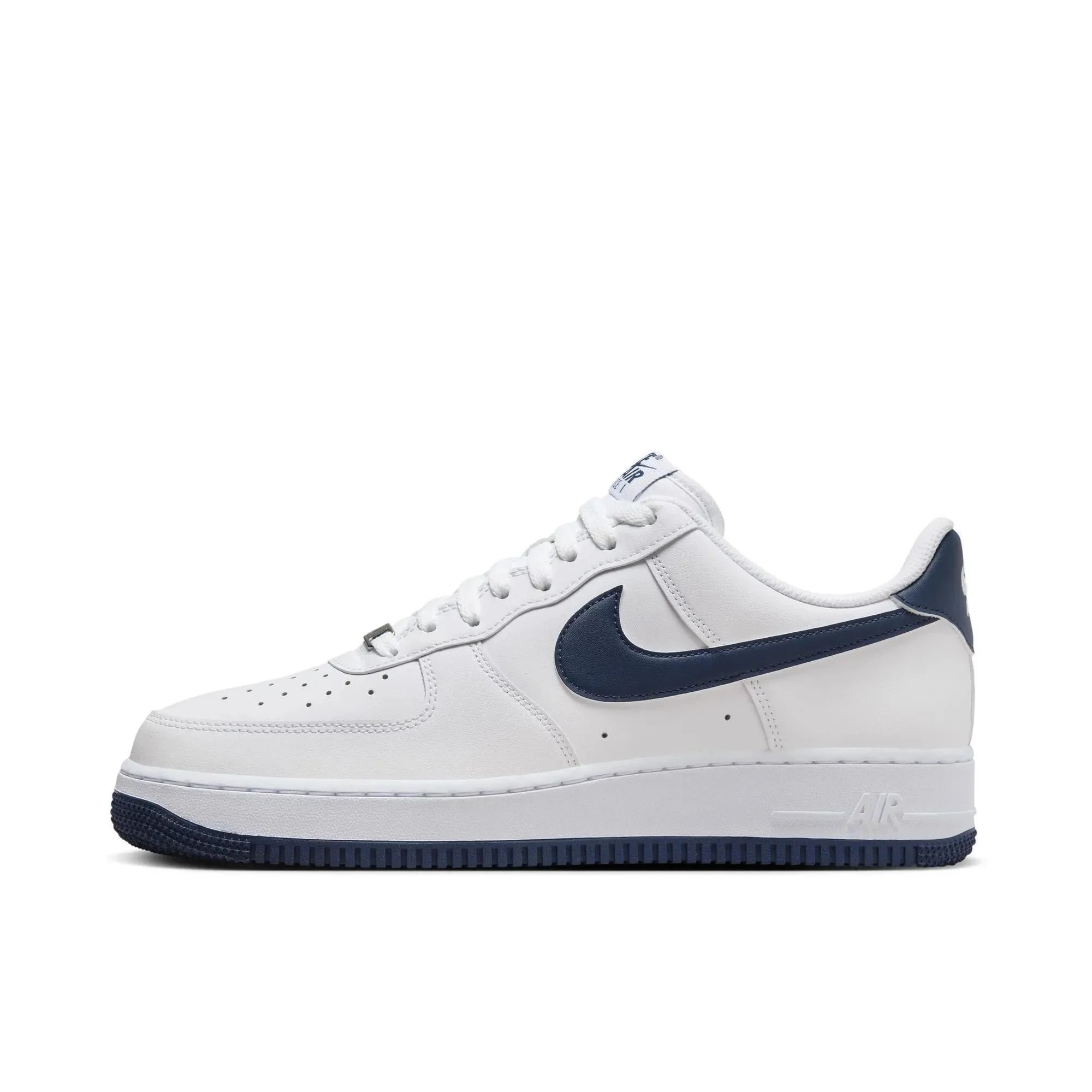 Nike Sneakers Air Force 1 Low with skeletal Swoosh detail — Navy blue
