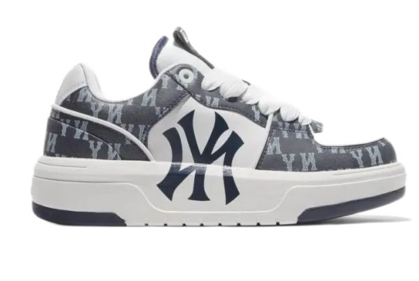 New York Yankees x Puma Platform Sneakers Navy and White - 12