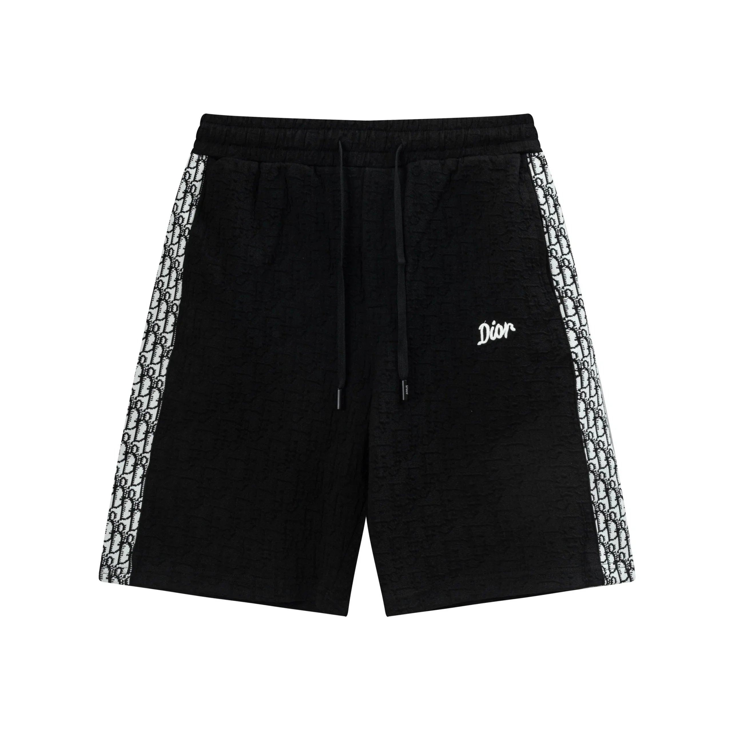 Dior Shorts Drawstring cargo with logo patch — 8DI*OR