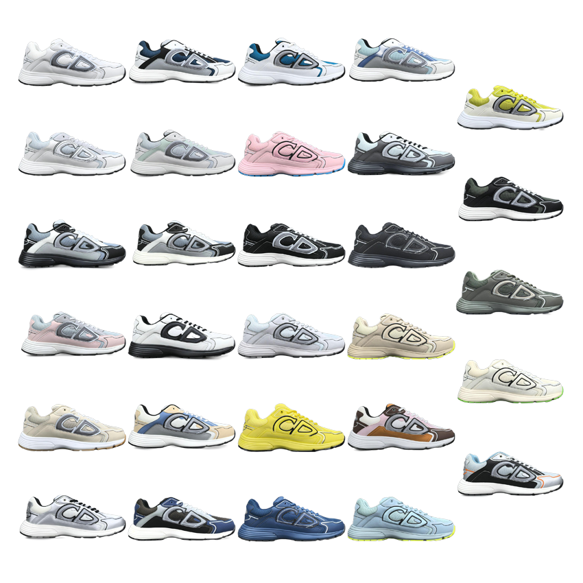 CD Batch B30 Multicolor Retro Running Sneakers