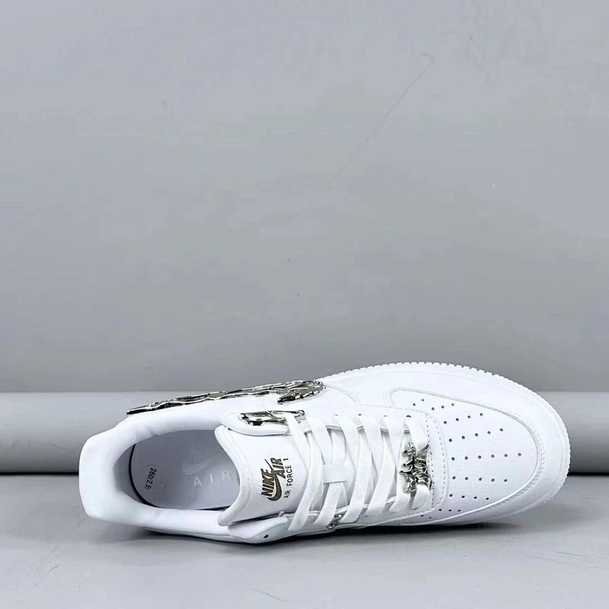 Nike Sneakers Air Force 1 Low with skeletal Swoosh detail image 7