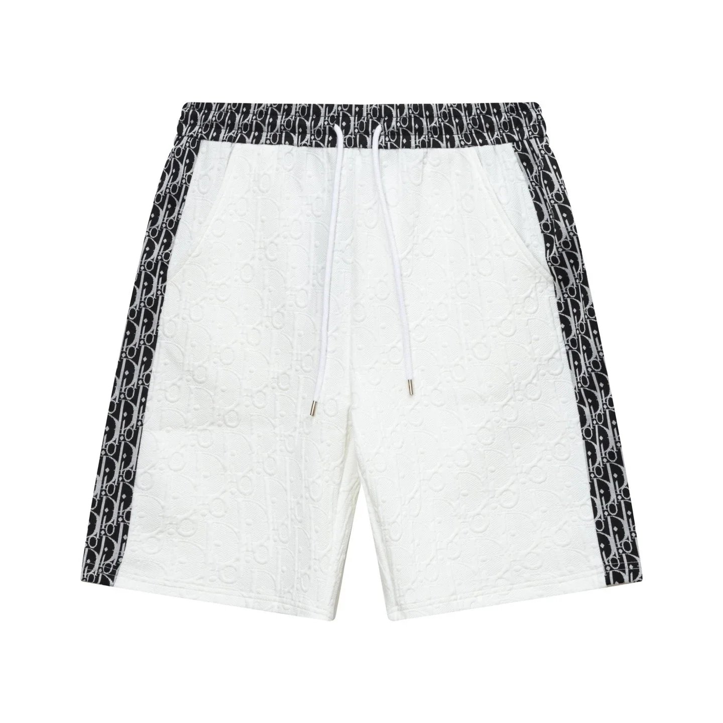 Dior Shorts Drawstring cargo with logo patch — 34DI*OR