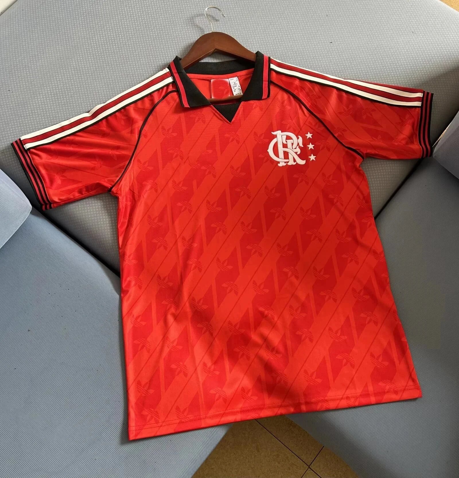 Unbranded Football Jerseys Brazilian Club Designs — 24-25 Retro Flamenco