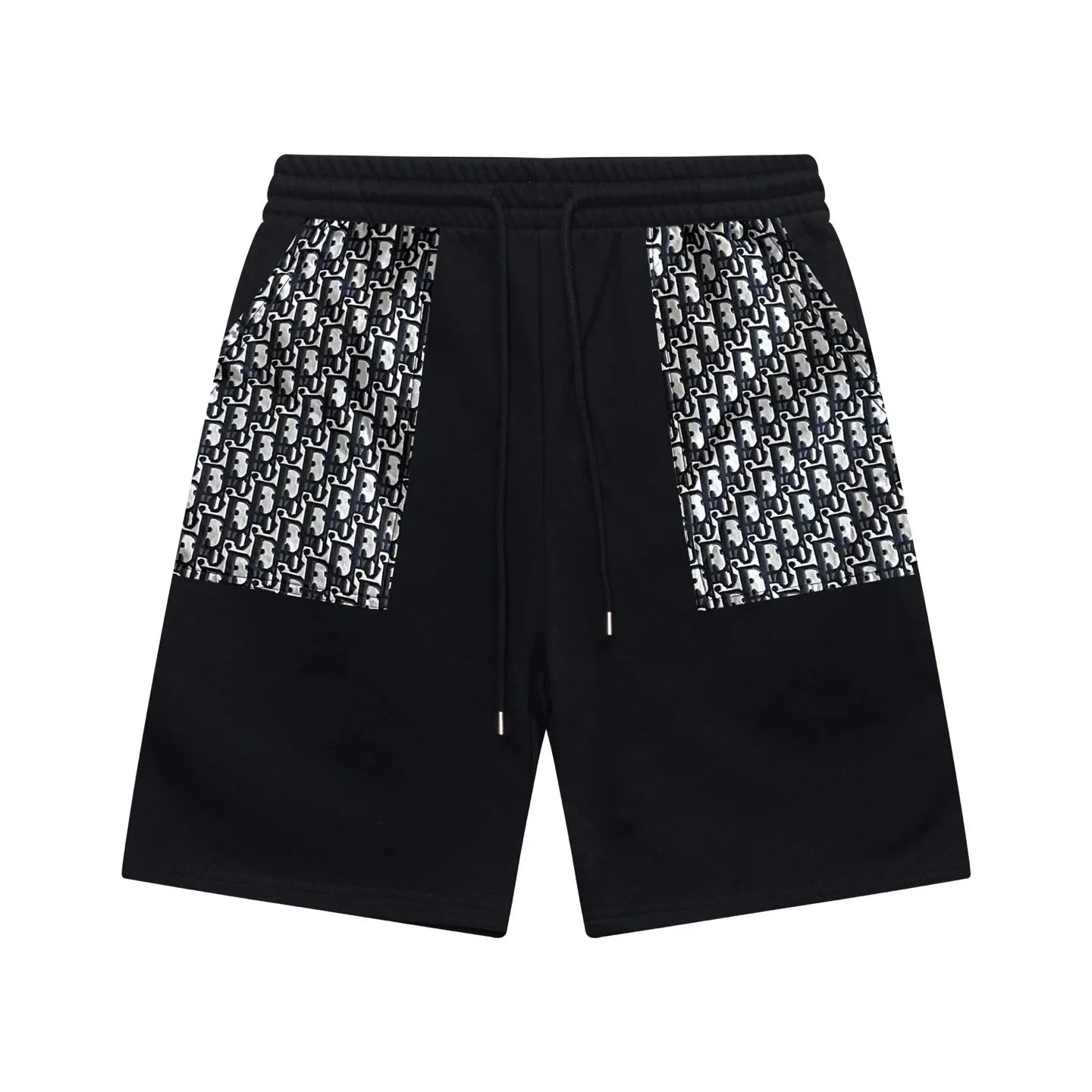 Dior Shorts Drawstring cargo with logo patch — 36DI*OR