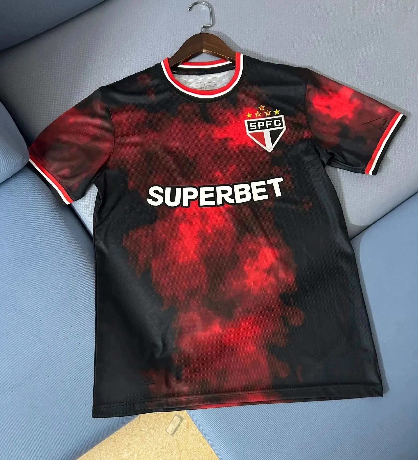 Unbranded Football Jerseys Brazilian Club Designs — 24-25 São Paulo away game