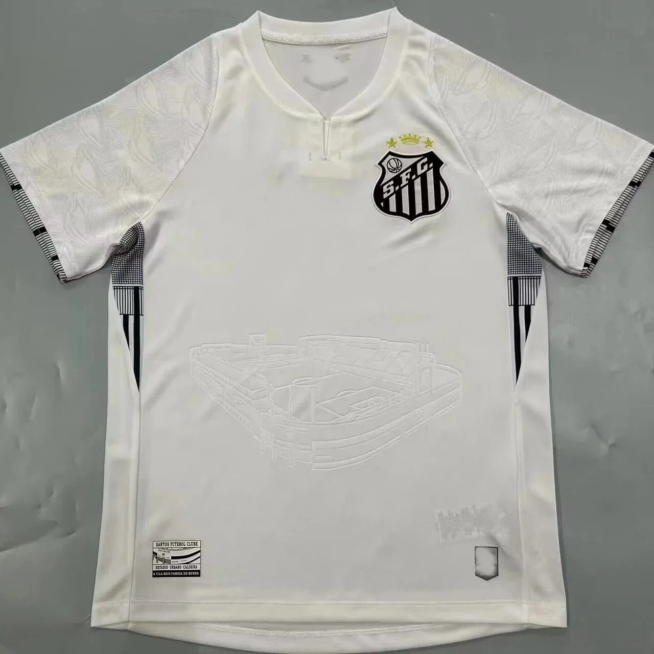 Unbranded Football Jerseys Brazilian Club Designs — 24-25 Santos at home