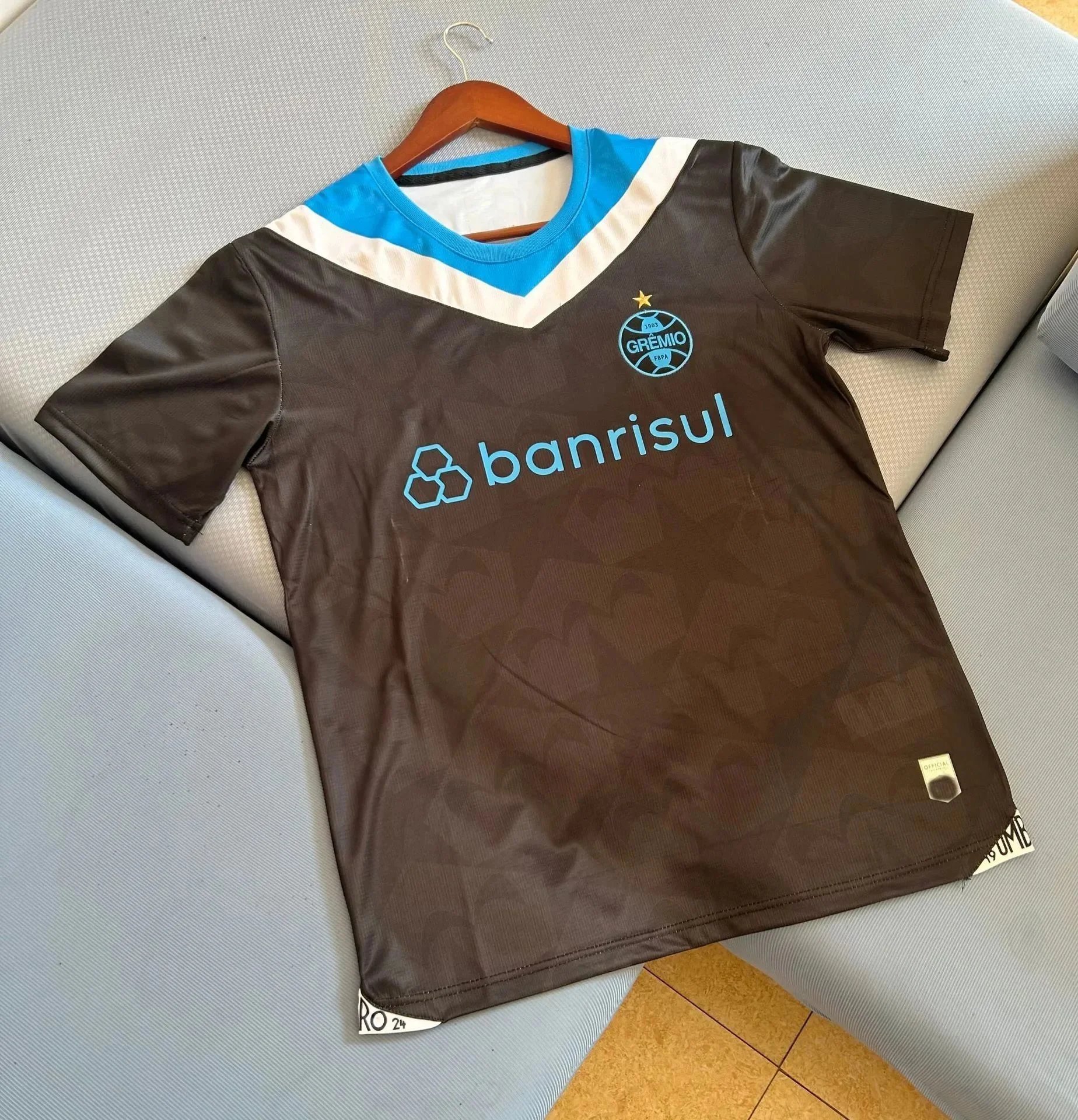 Unbranded Football Jerseys Brazilian Club Designs — 24-25 Grêmio away games
