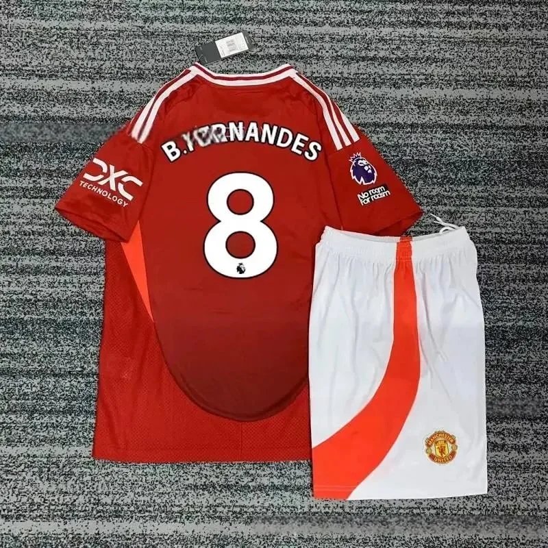 Adidas Football Jerseys 24/25 Club Jersey and Shorts Set — 24-25 Manchester United’s home ground-8 number B fee