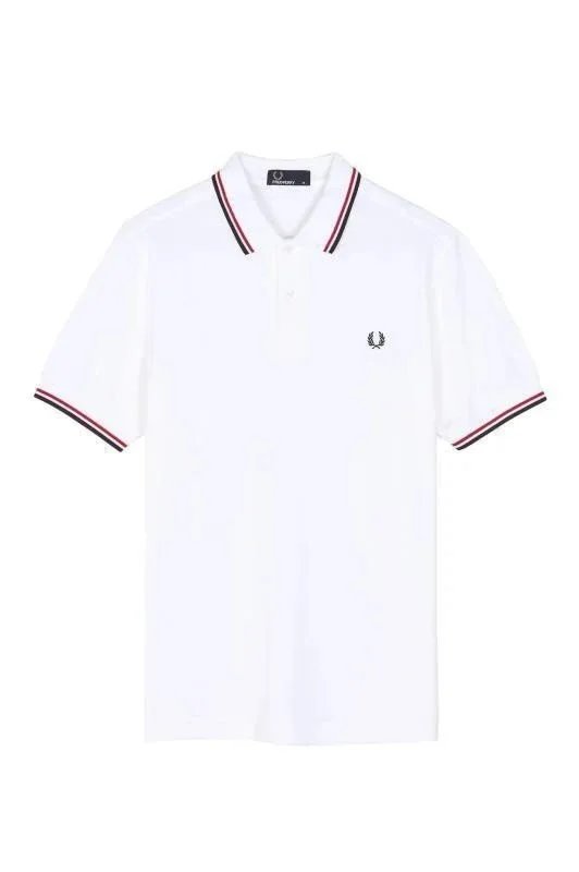 Fred Perry Shirts Short-Sleeve Tipped Polo Shirt image 1