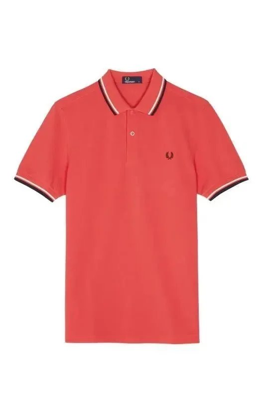 Fred Perry Shirts Short-Sleeve Tipped Polo Shirt image 5