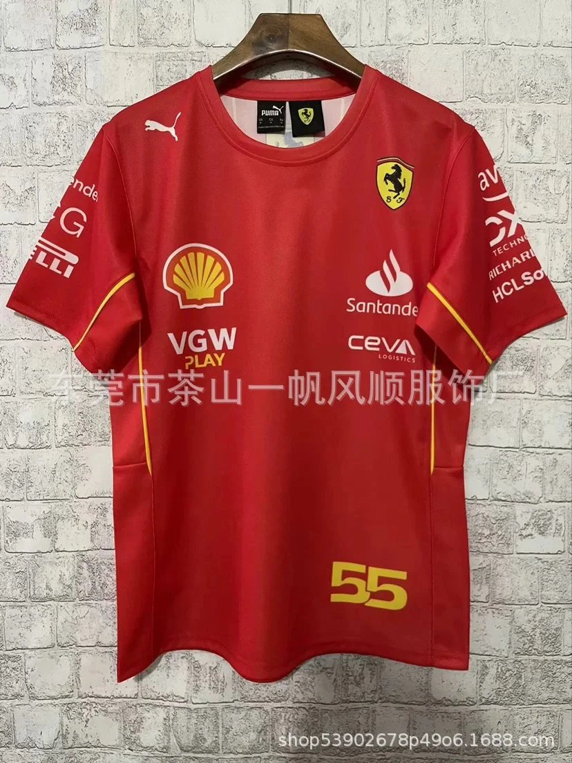 Ferrari T-Shirts Racing Sponsor Graphic T-Shirt — 26