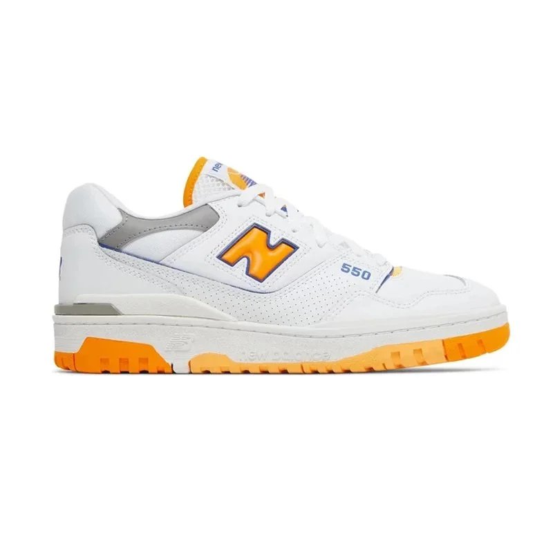 New Balance Sneakers 550 — White Vibrant Orange BB550WTO