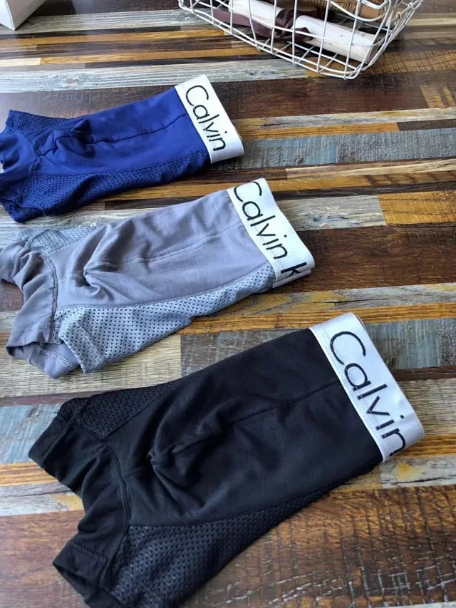 Calvin Klein Underwear Men's mesh boxer briefs, 3-pack product detail image 7