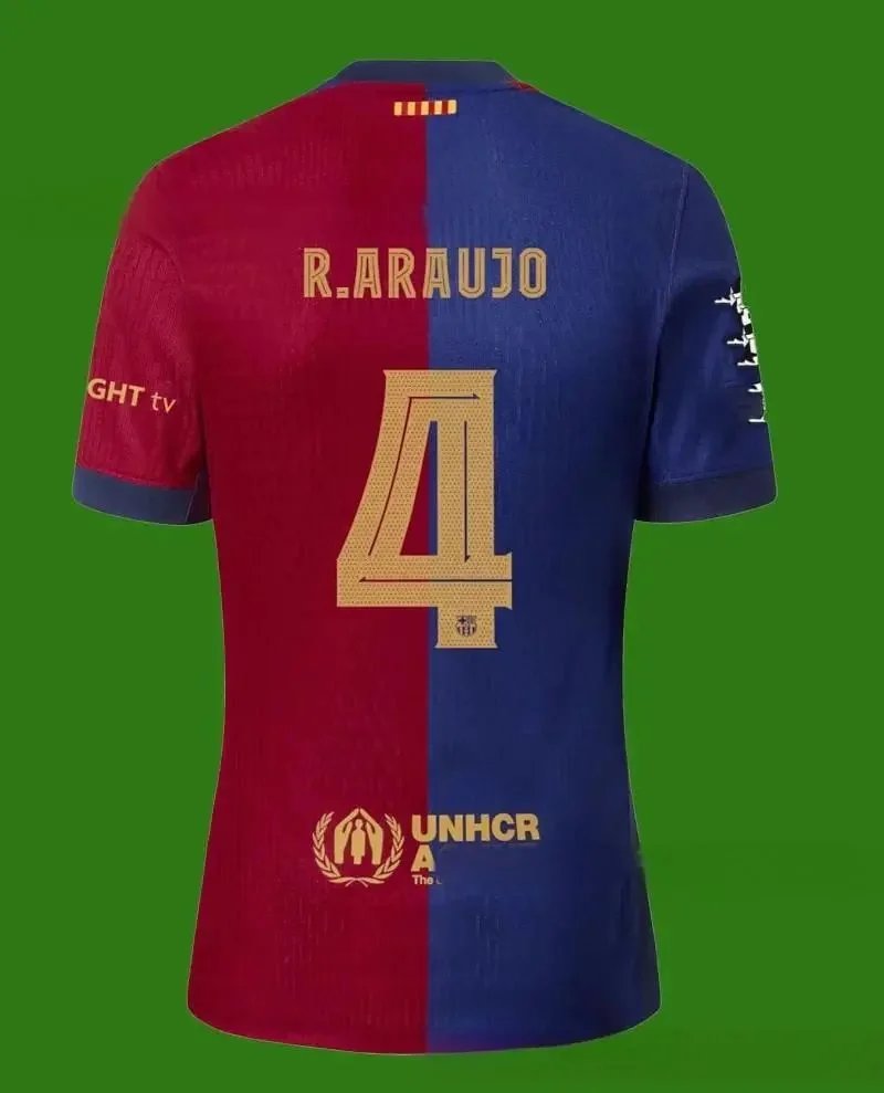FC Barcelona Football Jerseys 2024/25 Home Jersey — Fan+4 Champions League No.