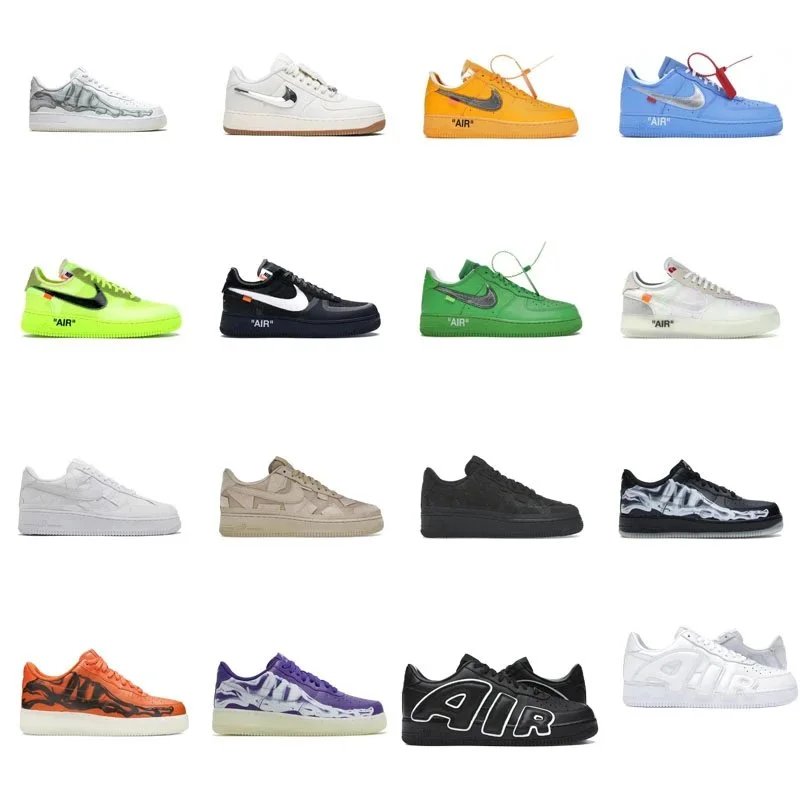 Nike Air Force 1 Multicolor Casual Sneakers