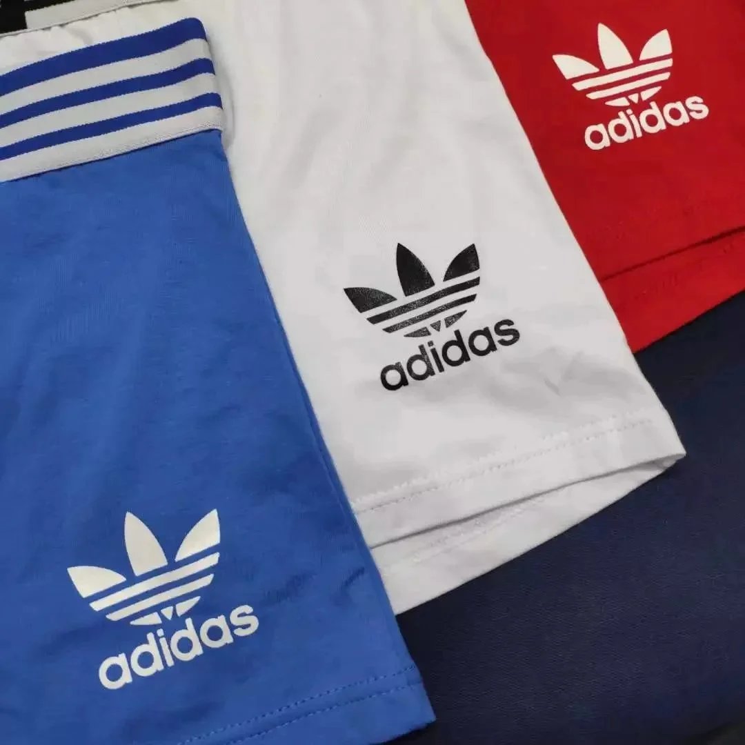 Adidas Underwear Trefoil Logo Boxer Briefs 4-Pack image 6