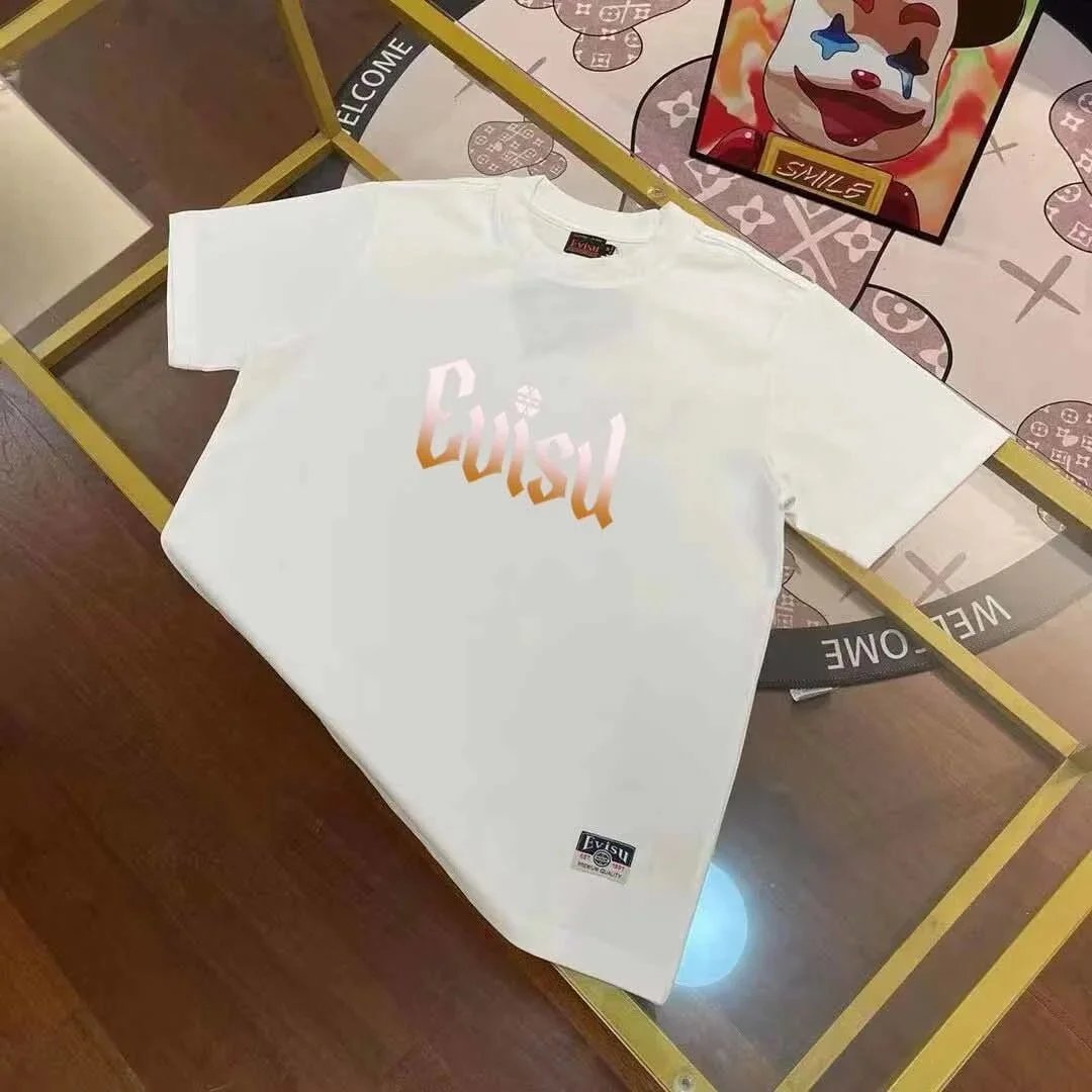Evisu T-Shirts Seagull Logo Short-Sleeve T-Shirt — EV IS U