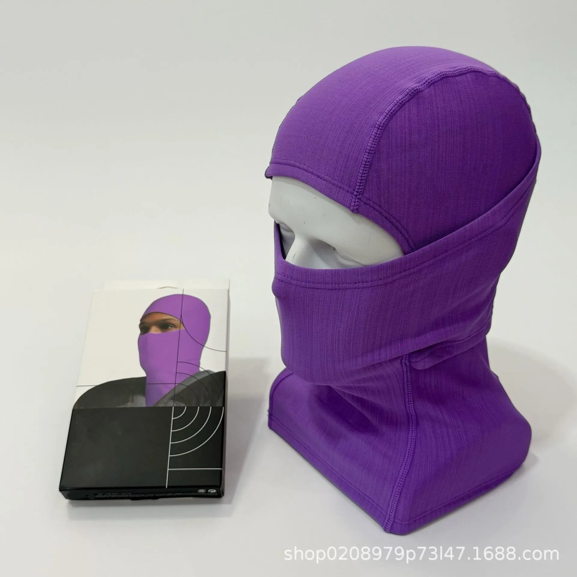 Unbranded Hats Full-Face Balaclava Mask — Purple mask