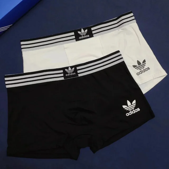 Adidas Underwear Trefoil Logo Boxer Briefs 4-Pack product detail image 4