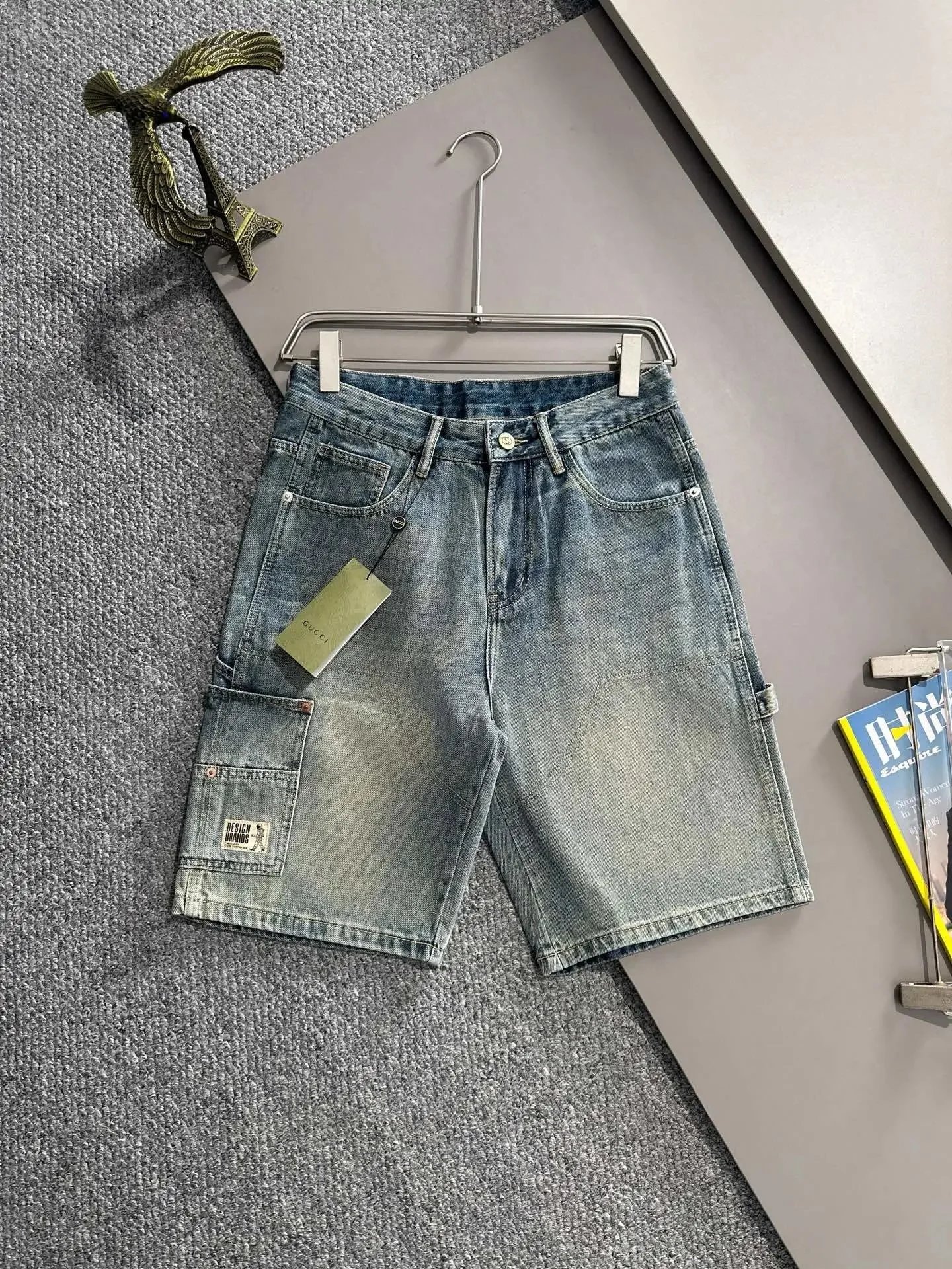 Chrome Hearts Shorts Distressed Denim — G*UCCI