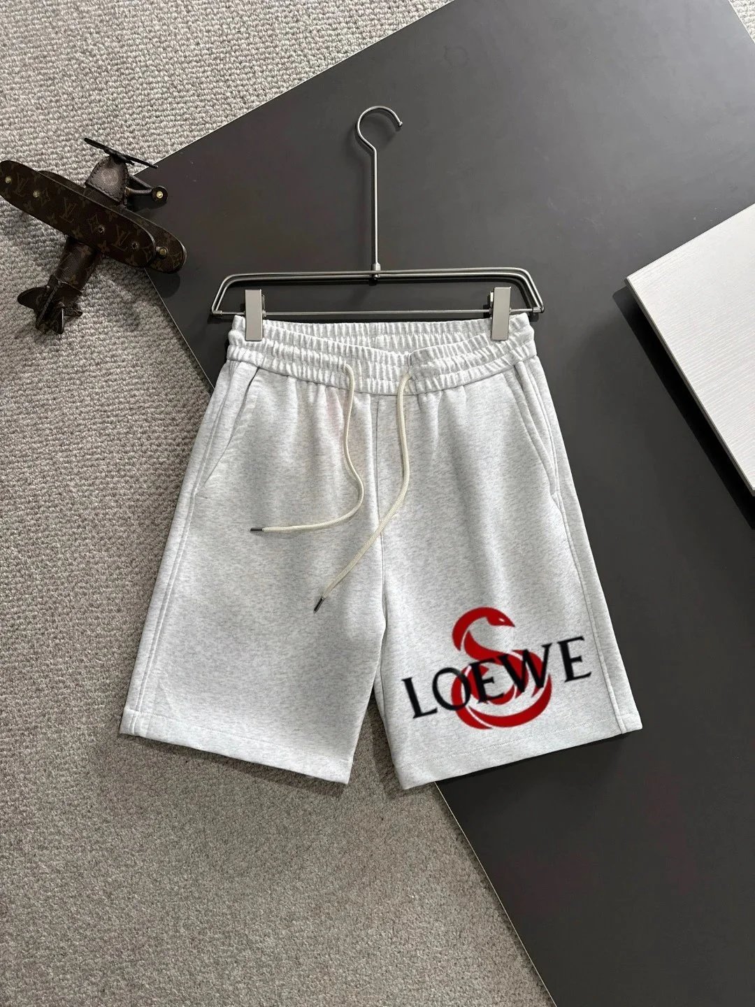 Loewe Shorts Logo Print Drawstring — LOE*WE